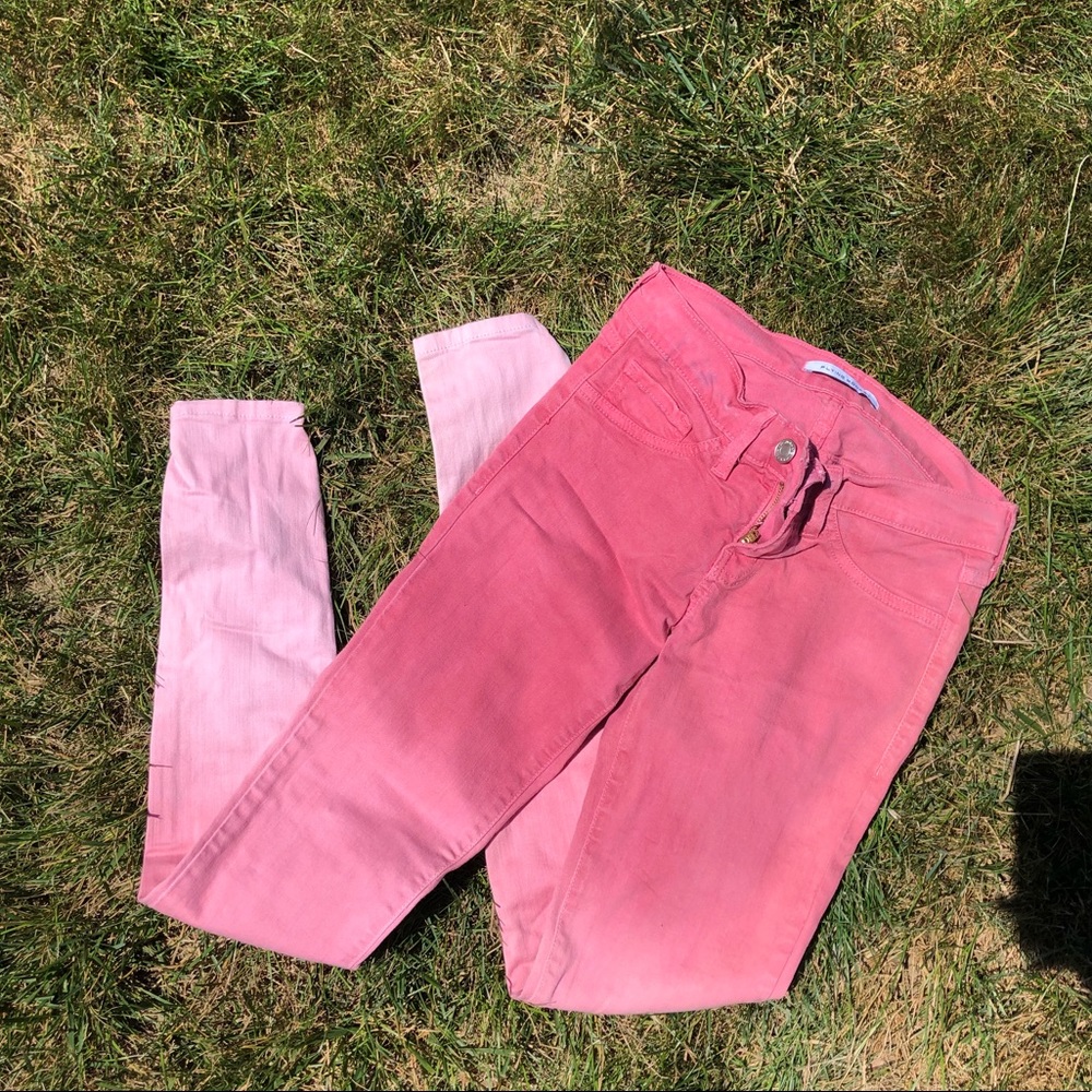 Flying Monkey Pink fade jeans